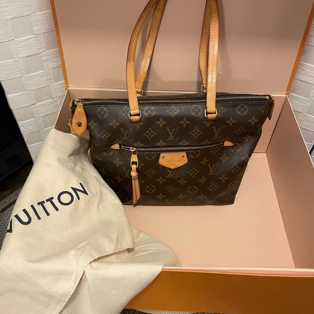 Louis Vuitton Monogram Canvas Tote in Brown and Tan
